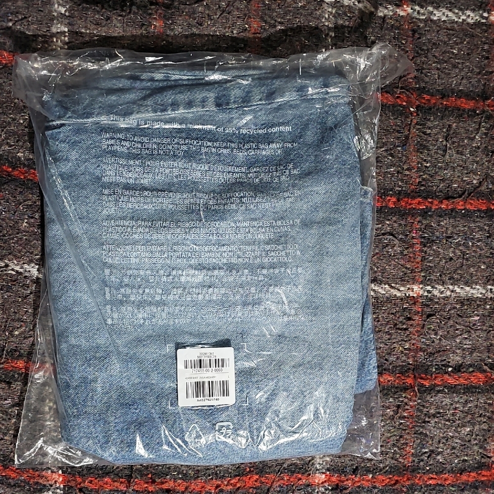 GAP Horseshoe Light Blue Denim Overalls NIB! - Picture 4 of 5